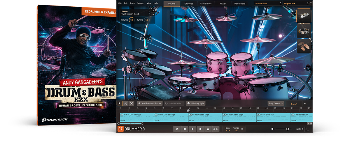 Andy Gangadeen’s kits in new Toontrack EZX